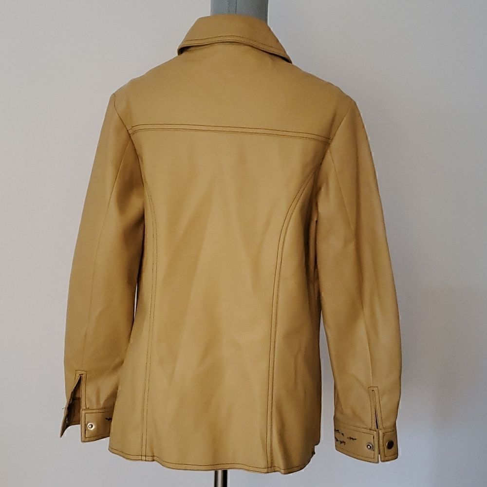 BELLARIVA | Faux Leather Embroidered Jacket - Picture 6 of 7